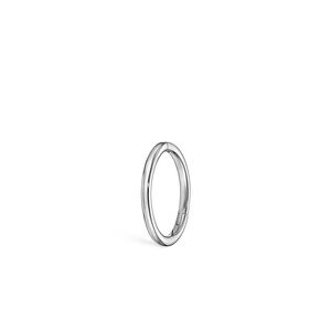 Maria Tash Plain white Gold Hoop Earring